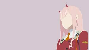See more ideas about cute wallpapers, aesthetic iphone wallpaper, aesthetic pastel wallpaper. Hd Wallpaper Anime Darling In The Franxx Minimalist Zero Two Darling In The Franxx Wallpaper Flare