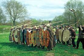 Designed by different cultures for different roles, they allow further specialization of colonists equipped with shields depending upon their role in combat. Celts Shield Wall With Wooden Shields Supported By Wicker Shields Armsandarmor