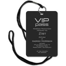 Vip Pass Corporate Invitation Business Invitation Vip Pass