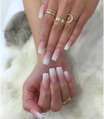 New nail art,nail technician smile,coffin shape ombre pink and white. The Best Coffin Nails Ideas That Suit Everyone Media Endeavor