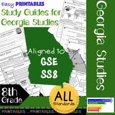 8th Grade Georgia Studies Gse Printables Study Printables Study Study Guide