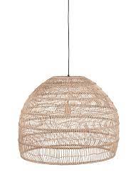 Woven Rattan Shade Natural Large Pendant Lighting Ceiling Lights Ceiling Lights Living Room