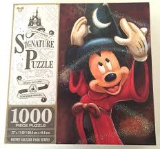 Disney puzzle 1000 pieces the enchantment of snow white ceaco. Amazon Com Disney Parks Signature Puzzle Sorcerers Apprentice Mickey Mouse 1000 Piece Toys Games Disney Jigsaw Puzzles Disney Puzzles Sorcerer Mickey