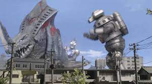 ウルトラマンz 1話 セブンガーヘディング攻撃のgif 特撮ヒーロー 地球へ 防衛