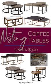When guests are around or when it's the holiday season, the smaller tables can be pulled out from. Nesting Coffee Tables That Are Stylish Affordable My Design Rules
