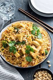 Satay Tofu Noodles Recipe Your Ultimate Menu Recipe Satay Tofu Tofu Noodles Satay