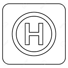Find professional helicopter landing pad videos and stock footage available for license in film, television, advertising and corporate uses. Helicopter Landing Pad Helicopter Place Icon Black Color Outline Royalty Free Cliparts Vectors And Stock Illustration Image 124610249