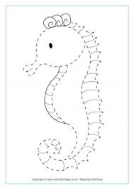 Maybe you would like to learn more about one of these? Simple Seahorse Coloring Page Novocom Top