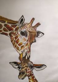 Art uk is the online home for every public collection in the uk. Mother And Child Giraffes Bhong Paintings Prints Animals Birds Fish Giraffes Artpal