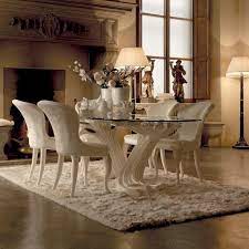 The second style of italian dining room furniture is the contemporary style. 8 Seater Modern Luxury Dining Table Novocom Top