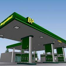 Bp Gas Station 3d Model 3d Model Gas Station Bp Gas Filling Station