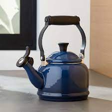 Le Creuset Graphite 1 25 Quart Demi Kettle Reviews Crate And Barrel Tea Kettle Crate And Barrel Kettle