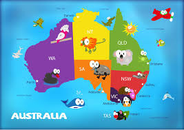 Click the print link to open a new window in your browser with the pdf file so you can print or download using your browser's menu. Image Detail For Printable Maps Of Australia For Kids Cute766