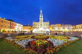 ﻿ karate summer academy 2013 rynek wielki zamość, poland / karen dobrowolska. Europe Poland Zamosc Rynek Wielki Old Town Square Town Hall Unesco Photographic Print Christian Kober Art Com