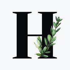 A, b, c, d, e, f, g, h, i, j, k, l, m, n, ñ, o, p, q, r, s, t, u, v, w, x, y, z. Botanical Capital Letter H Vector Free Image By Rawpixel Com Aum Floral Letters Lettering Alphabet Fonts Floral Monogram Letter