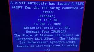 According to their website this is the status of that system and states that use it: Blue Alert Emergency Alert System Wiki Fandom