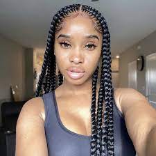 Wazz Popping Braided Hairstyles Jumbo Cornrow Braids Braids For Black Hair