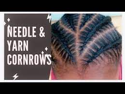 Needle And Yarn Cornrows Natural Hairstyles Youtube Hair Styles Natural Hair Styles Cornrows Styles