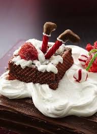 Stuck Santa Cake Rezept Dessert Kuchen Weihnachten