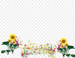 Sunflower Border Clipart