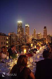 The Perfect Rooftop Rehearsal Dinner Chicago Wedding Venues Rooftop Wedding Reception Rooftop Wedding