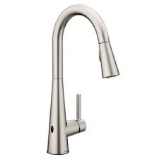 From precise temperature controls to exact measurements or operation from any one of. Moen Sleek Motionsense Wave Single Handle Pull Down Touchless Kitchen Faucet With Power Clean Reflex And Motionsense Wave Technology In Spot Resist Stainless 7864ewsrs Ferguson