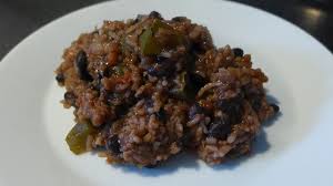 Kubanischer Schwarzer Bohnenreis Arroz Congris Einfache Gerichte Lebensmittel Essen Einfach Lecker