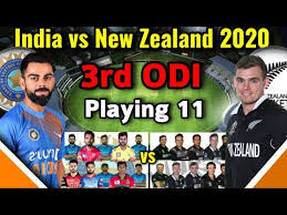 In india, hotstar * other tv networks will telecast psl 2021 live streaming for their new zealand squad: India Vs New Zealand 3rd Odi Match 2020 Both Team Playing 11 India Playing 11 Ind Vs Nz 3rd Odi Youtube