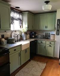Sherwin Williams Clary Sage Kitchen Cabinet Styles Green Kitchen Cabinets Refacing Kitchen Cabinets