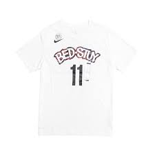 In addition to the official brooklyn jersey released for the nets' first round draft pick, the nba store will receive authentic kyrie irving apparel like name & number tees and sweatshirts. Nike Kyrie Irving Brooklyn Nets City Edition T Shirt Nba Basketball Bv8746 100 Ebay