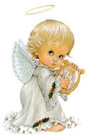 Angel Lindo Con La Arpa Gratuito Png Imagenes Predisenadas Imagen Christmas Angels Angel Pictures Angel Art