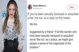 Alyssa Milano Started Metoo On Twitter To Raised Awareness Jpg 695 463 Alyssa Milano Awareness Milano