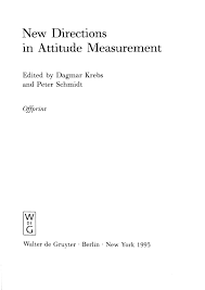 Pdf Attitude Theory And The Attitude Behavior Relation