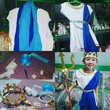 Poseidon Costume Diy Costume Godandgoddessescostume Diy Costumes Kids Mermaid Costume Diy Poseidon Costume