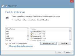 Using a usb to ieee1284 printer cable & cannot print at all just remain pending only. Onlinekaki How To Install Printer Panasonic Kx P1121 Kx 1131 Dotmatrix Printer