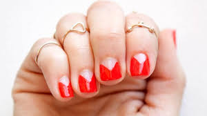 Maybe you would like to learn more about one of these? How To Manicure Tape Trick Nail Art Shapes Tutorial