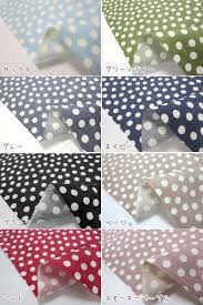 10mmドットリネン（単位50cm）水玉生地麻プリントカバン小物ハンドメイド手づくり手作り：生地・布地のネット通販 -  コットンプラザ本店