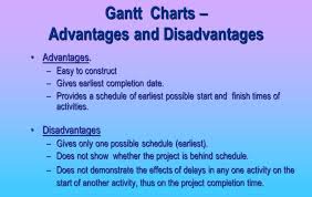 Advantages And Disadvantages Of The Gantt Chart