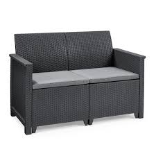 Bring your family and friends together with garden and patio furniture that's comfortable, inviting, and durable enough to last for years. Keter Lounge Set Emma 1x 2er Sofa 2x Sessel Mit Boxtisch 299 00