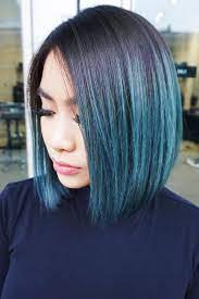 Explore The Teal Hair Color Palette Saturated Deep And Pastel Hues Short Hair Balayage Short Ombre Hair Ombre Hair Color