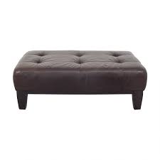 However, it does give you the burden of protecting leather from sharp book corners, damp drinks and other rusty and. 77 Off Pottery Barn Pottery Barn Tufted Leather Ottoman Chairs