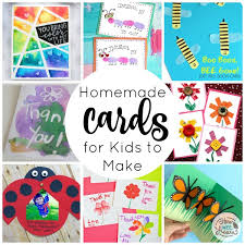 Diy card making is a fun way to get crafty and put a smile on printable valentine's day cards for kids. Homemade Cards For Kids To Make How Wee Learn
