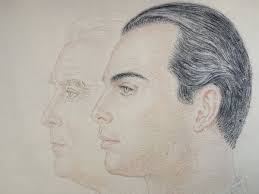 Mario Barone *1902 Mr. Dr. Köhnke and Son Jens 1967 Portrait People Head