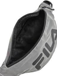 Sac banane waist bag noir fila. Sac Banane Fila 685103 Silver En Vente Au Meilleur Prix