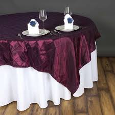 85 X 85 Burgundy Pintuck Square Overlay Wedding Table Overlays Patterned Napkins Table Cloth
