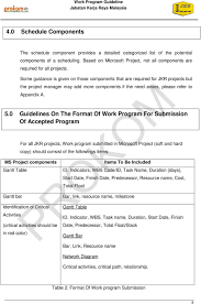 Document collection centre :divisional engineer's office, jkr kuching. Work Program Guidelines Pdf Free Download