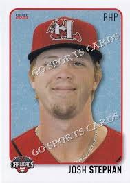 2023 Hickory Crawdads 1st Josh Stephan RC Rookie Texas Rangers