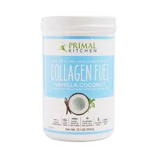 Ингредиенты bovine collagen peptides, coconut milk powder‡, monk fruit extract, konjac root gum, vanilla extract, sea salt. Collagen Fuel Vanilla Coconut Vanilla Coconut Primal Kitchen Sugar Detox