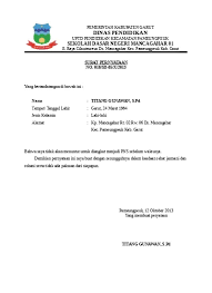 Biasanya surat ini dilengkapi dengan materai sebagai penguat kepercayaan dan agar terlihat kredibel. Top Pdf Contoh Surat Surat Dan Sk Keperluan Sekolah Sekolah Dasar Kita Surat Pernyataan 123dok Com