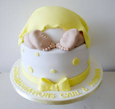 Create custom decorations for any event with photos. Miss Cupcakes Blog Archive 2 Tiered Yellow Baby Bottom Baby Shower Cake